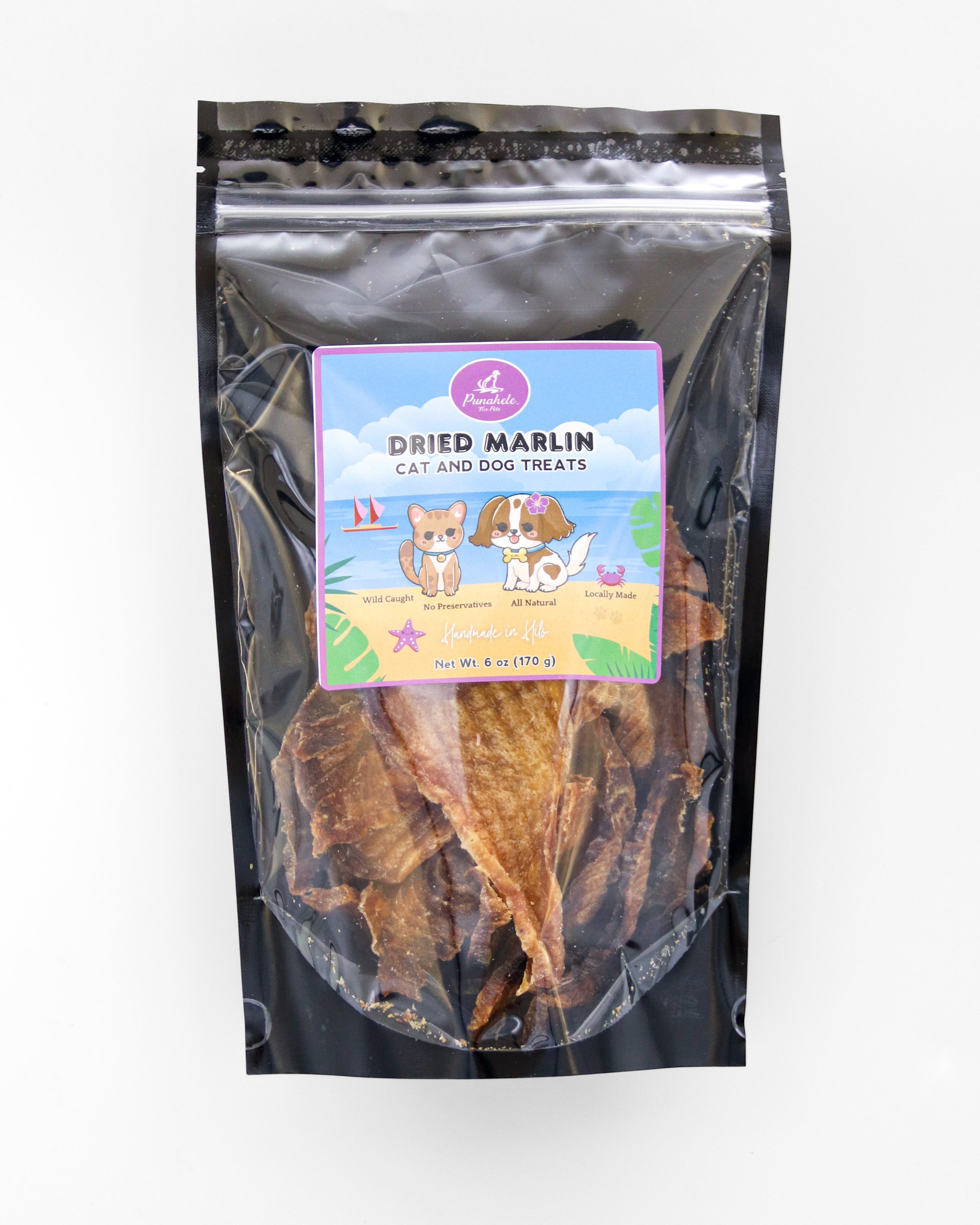 Dried Marlin Cat and Dog Treats | Punahele Jerky Company
